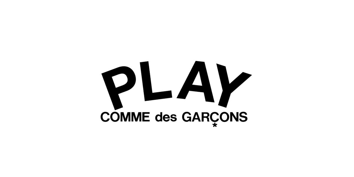 Comme des garcons 2025 play logo vector