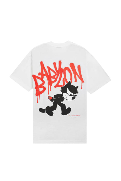 Babylon Spray T-Shirt - White