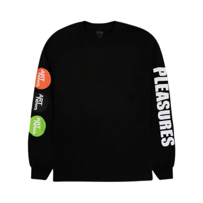 Pleasures Art News Long Sleeve - Black