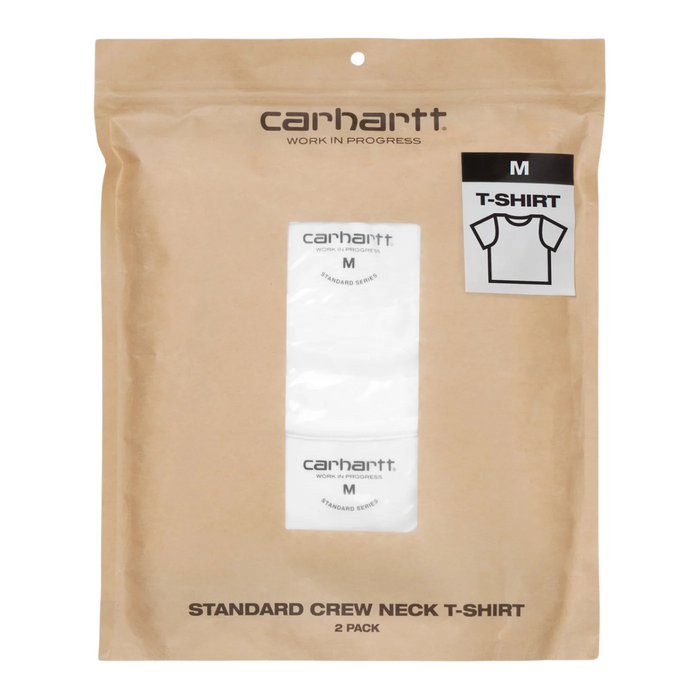 Men's Carhartt. WIP Standard Crew Neck Short-Sleeve T-Shirt (2 Pack) - White