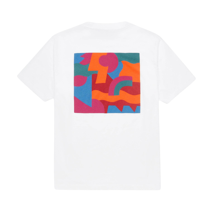 Parra Abstract Shapes S/S Tee - White