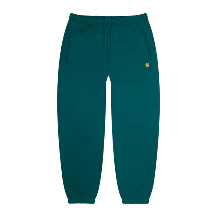 Carhartt WIP Chase Sweat Pant - Sycamore Tree/Gold