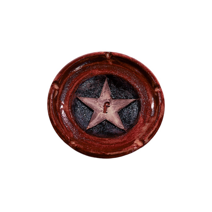 FICE 5 Star Ashtray - Embossed Ceramic