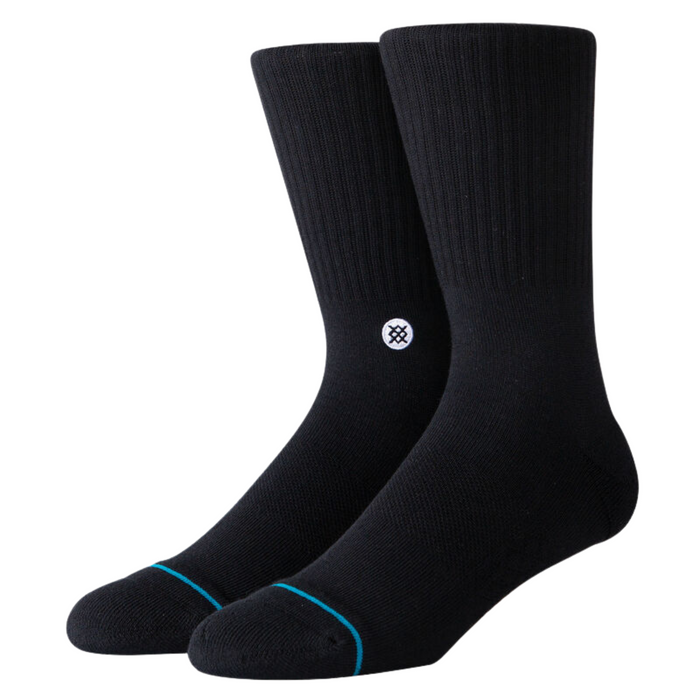 Men's Stance Icon Crew Socks - Black