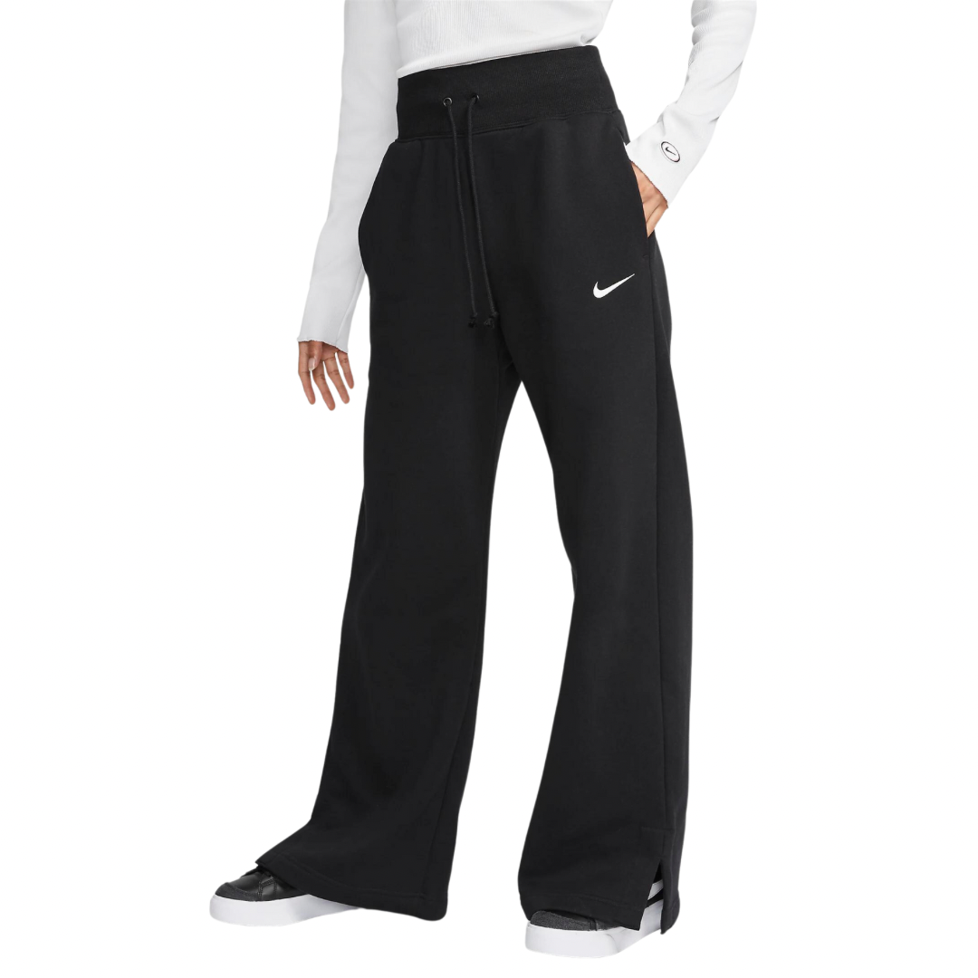 Nike DQ5887-010 W NSW PHNX FLC HR OS Pant Pants Women's Black/SAIL Size XL