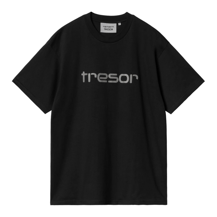 Carhartt WIP x Tresor Techno Alliance T-Shirt - Black/Dark Grey Reflective