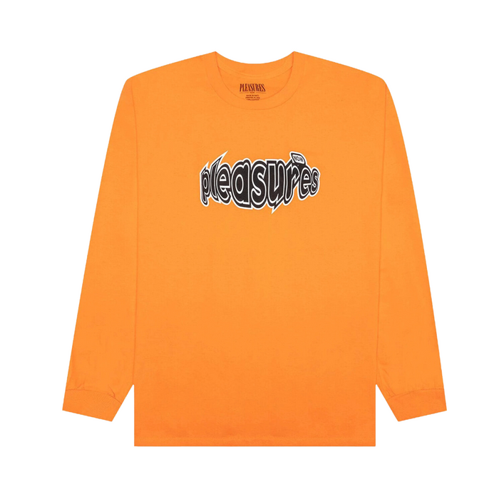 Pleasures Strain Logo L/S Tee - Orange