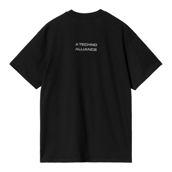 Carhartt WIP x Tresor Techno Alliance T-Shirt - Black/Dark Grey Reflective