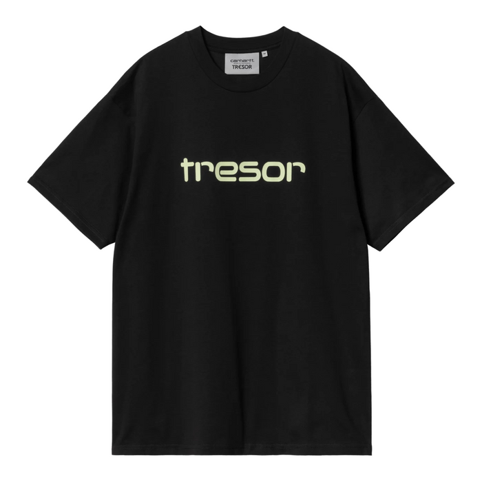 Carhartt WIP x Tresor Techno Alliance T-Shirt - Black/Glow Green