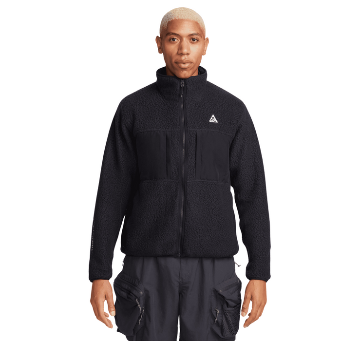 Men's Nike ACG "Arctic Wolf" Fleece Full-Zip Jacket - Black/Anthracite/Summit White