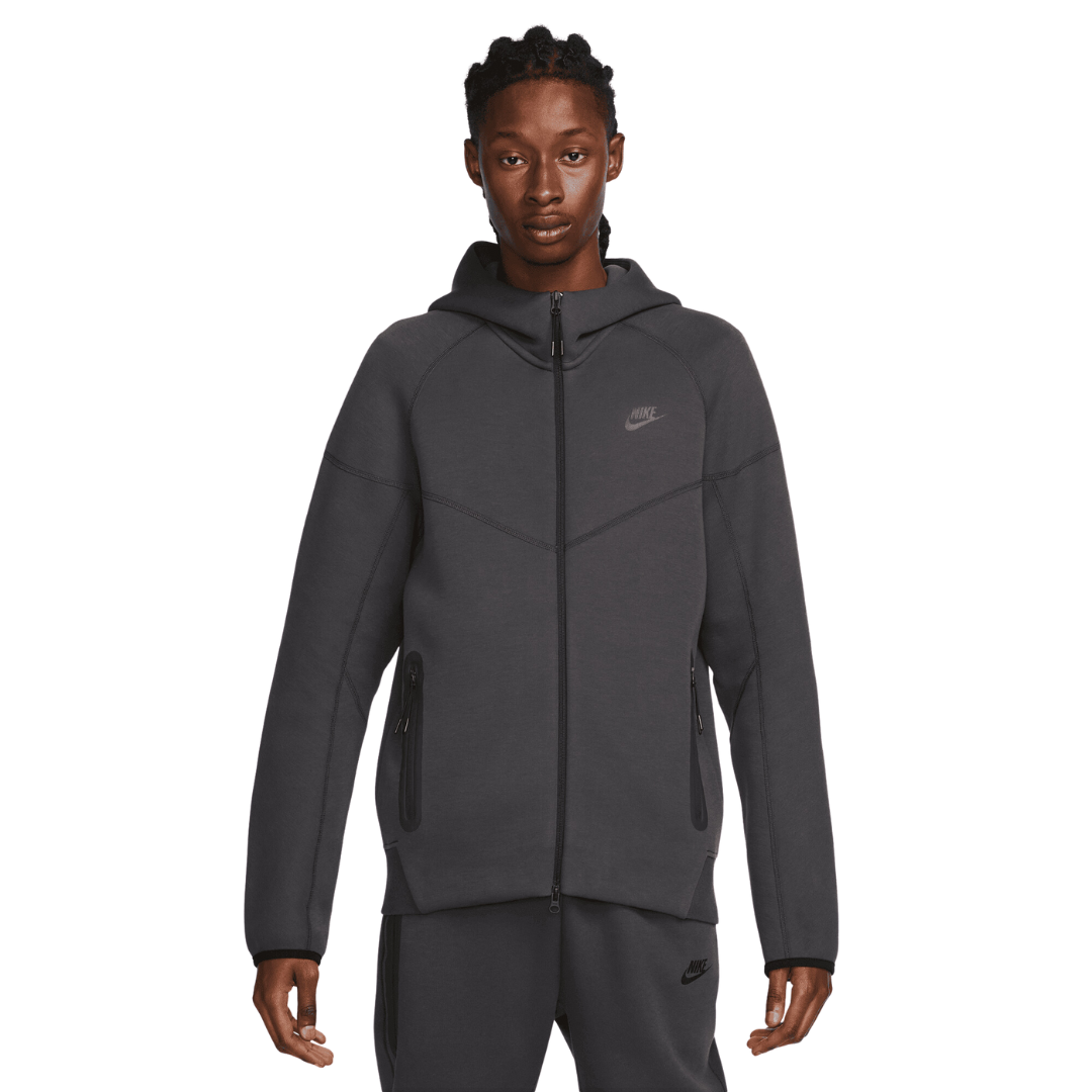 Men's Nike Sportswear Tech fleece Windrunner - Anthracite/Black ...