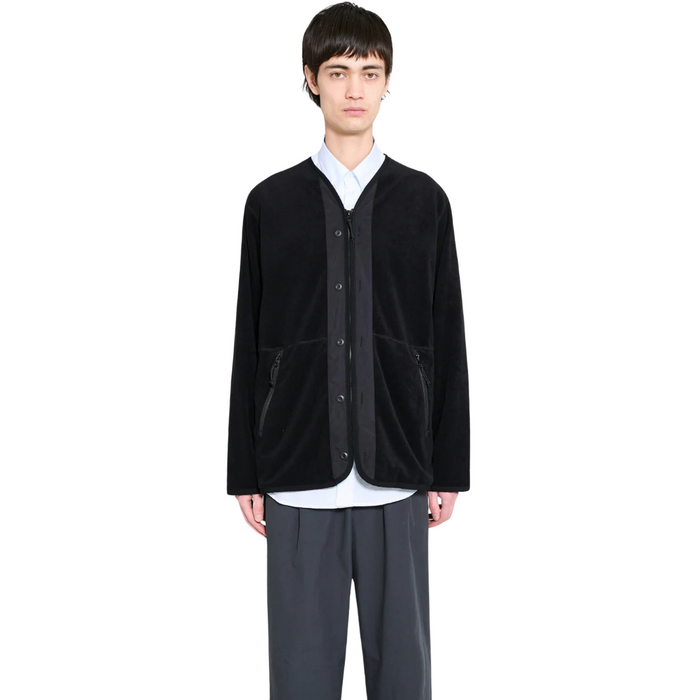 COMME des GARÇONS Homme Terrycloth Cardigan - Black