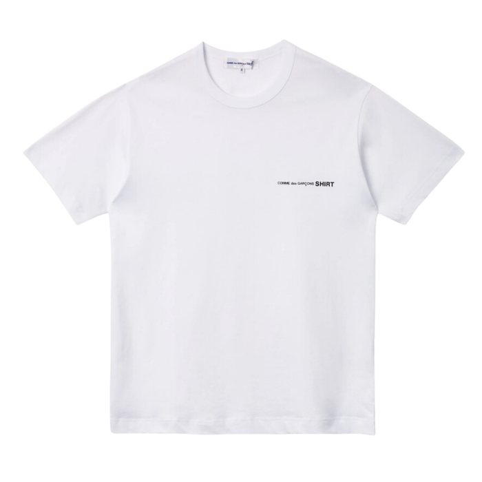 COMME des GARÇONS SHIRT Logo Short Sleeve - White