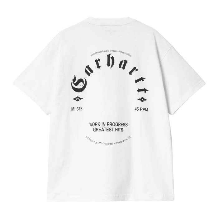 Men's Carhartt WIP Greatest Hits T-Shirt - White/Black