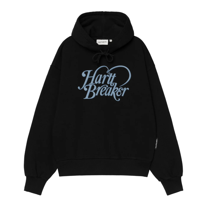 Women's Carhartt WIP Hooded Harttbreaker Sweatshirt - Black