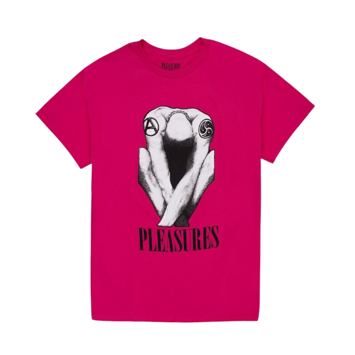 Pleasures Bended T-Shirt - Hot Pink