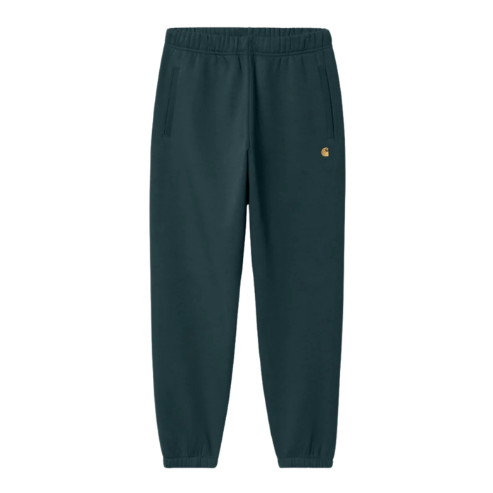 Carhartt WIP Chase Sweat Pant - Duck Blue/Gold