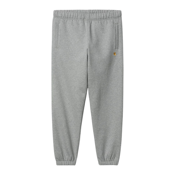 Carhartt WIP Chase Sweat Pant - Grey Heather/Gold