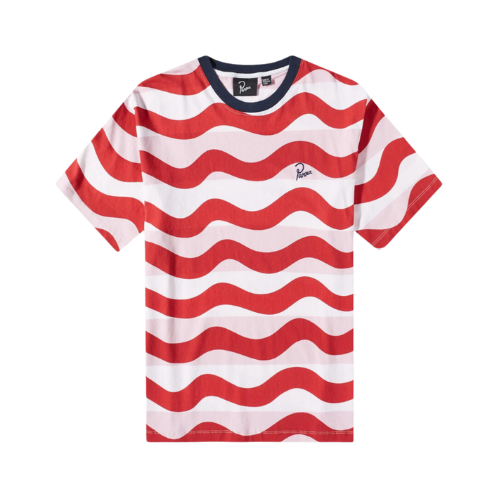 Parra Striped Over T-Shirt - Red/White