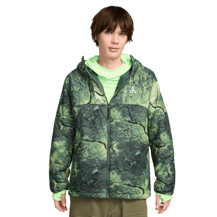 Men's Nike ACG "Rope de Dope" Allover Print Puffer Jacket - Vintage Green/Summit White