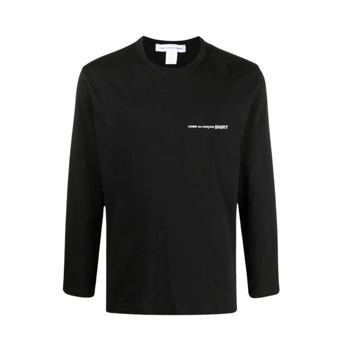 COMME des GARÇONS SHIRT Logo Long Sleeve - Black