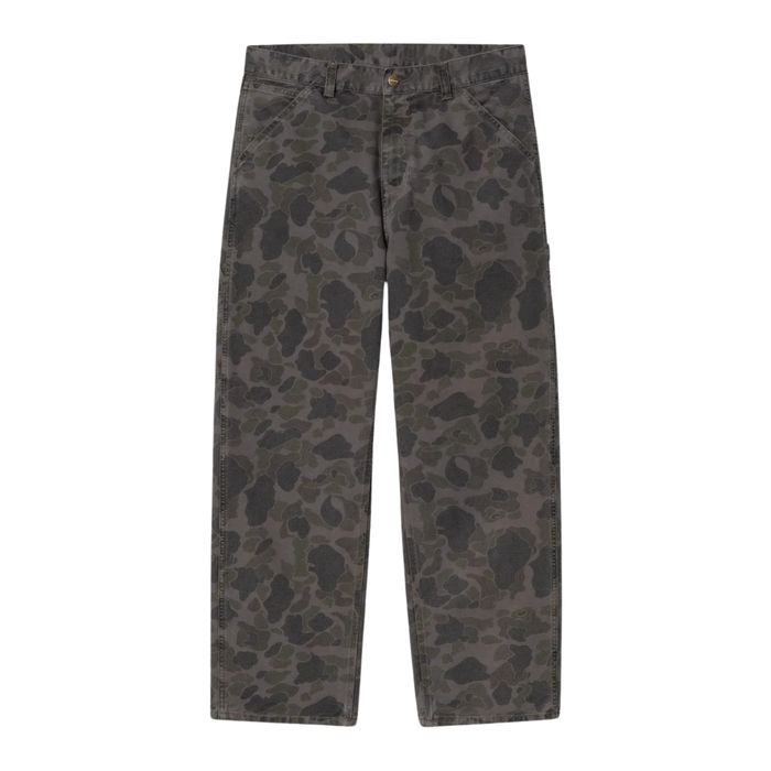 Carhartt WIP Duck Single Knee Pant -  Camo Green/Graphite