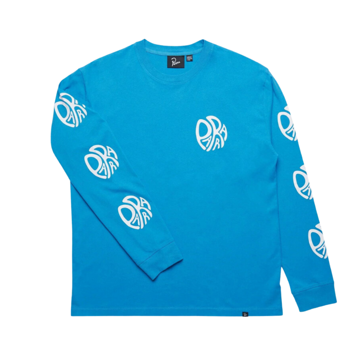 Parra Tweak Logo L/S - Greek Blue