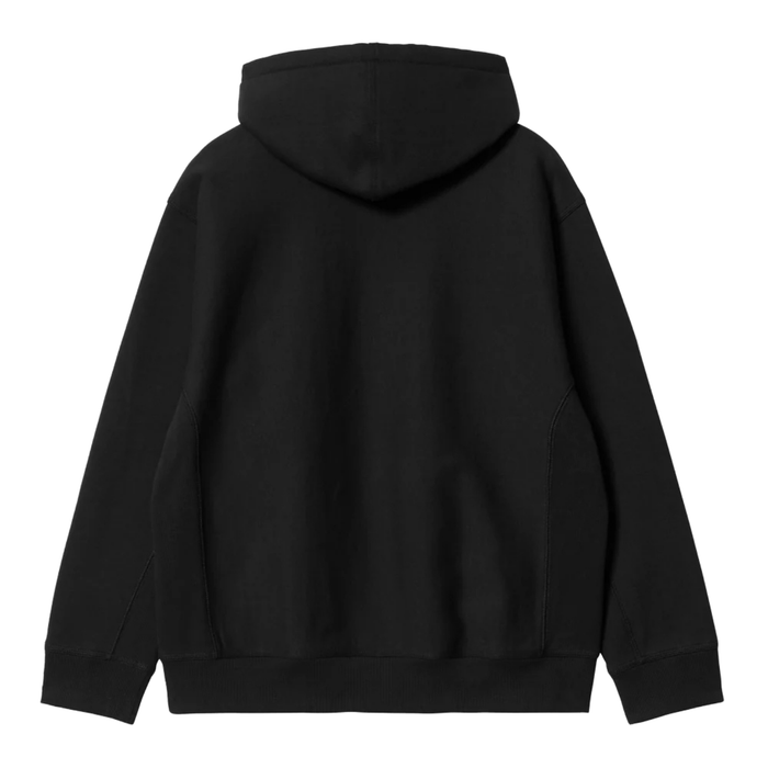 Carhartt WIP Hooded American Script Sweatshirt - Black