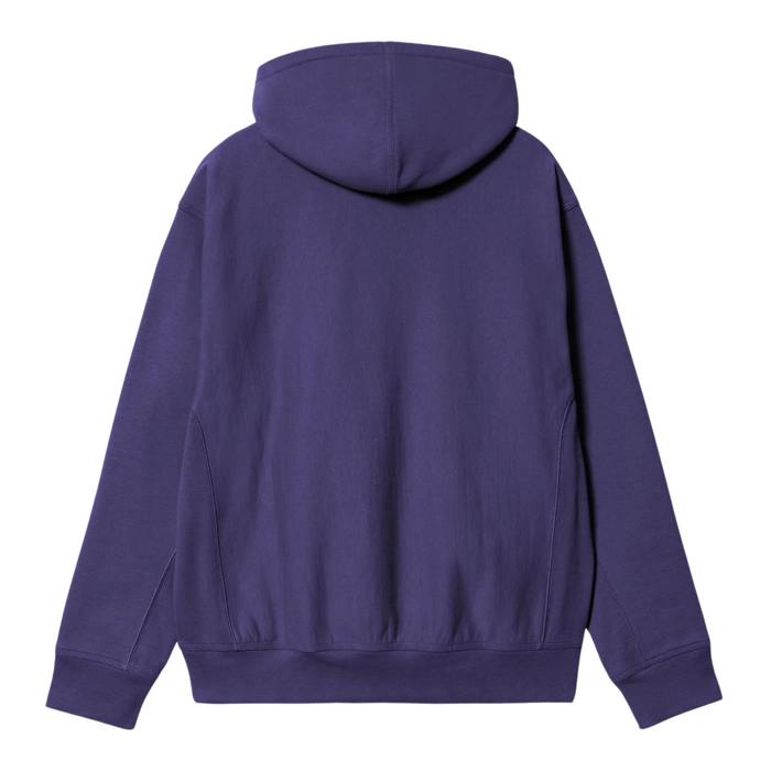 Carhartt WIP Hooded American Script Sweatshirt - Aura