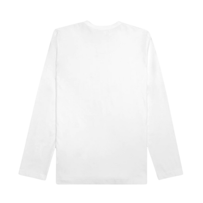 COMME des GARÇONS SHIRT Logo Long Sleeve - White