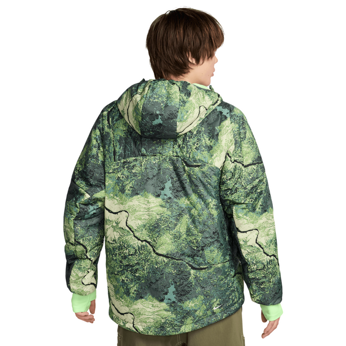 Men's Nike ACG "Rope de Dope" Allover Print Puffer Jacket - Vintage Green/Summit White