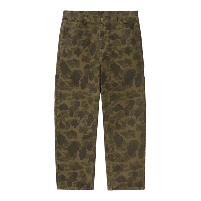 Carhartt WIP Duck Single Knee Pant -  Camo Green/Office Green