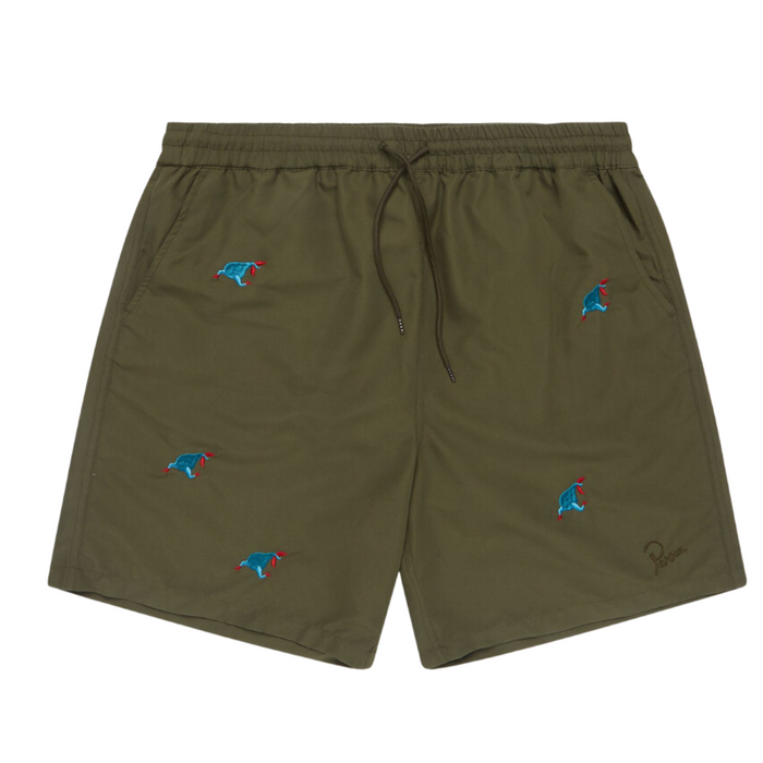 Parra Running Pear Swim Shorts - Olive