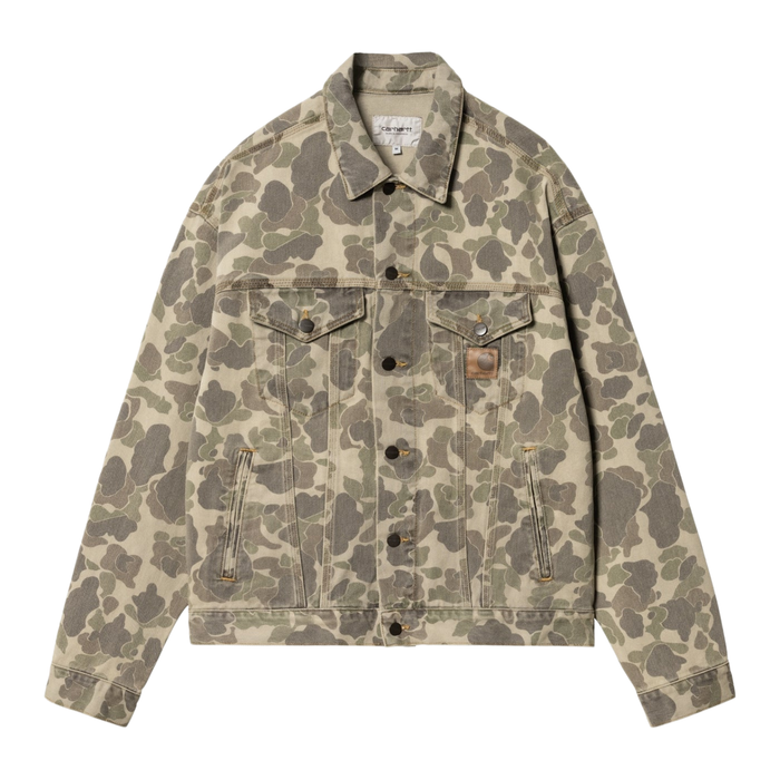 Carhartt WIP Duck Helston Jacket - Camo Duck/Black