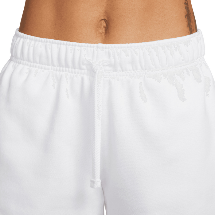 Women's Nike Sportswear Club Fleece Shorts - White– ficegallery