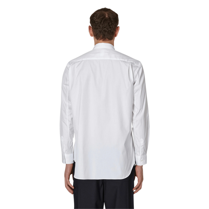 Comme des Garçons Men's Invader Poplin Woven Shirt - White