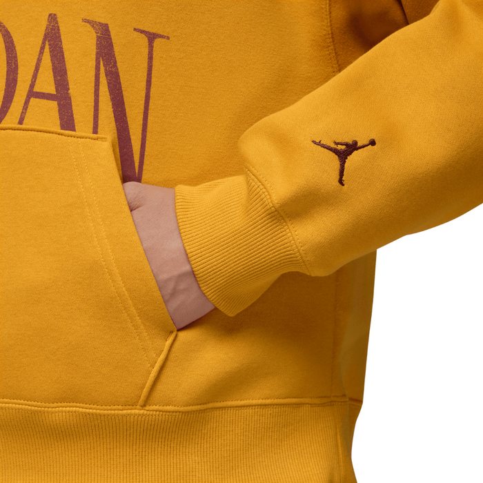 Women's Jordan Brooklyn Fleece - Yellow Ochre/Dusty Peach