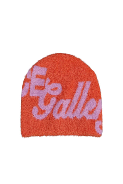 FICE Premium Mohair Beanie - Orange/Pink