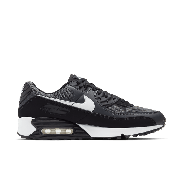 Men's Nike Air Max 90 - Iron Grey/White/DK Smoke Grey/Black