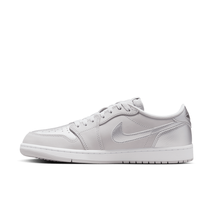 Men s Air Jordan 1 Low OG Silver Neutral Grey Metallic Silver Whit ficegallery