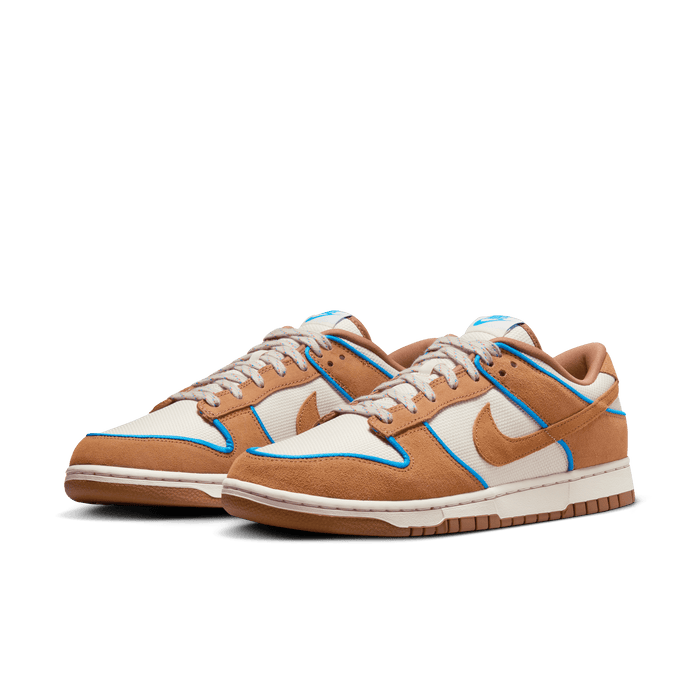 Men's Nike Dunk Low Retro Premium - LT Orewood Brown/LTBritish Tan/Photo Blue