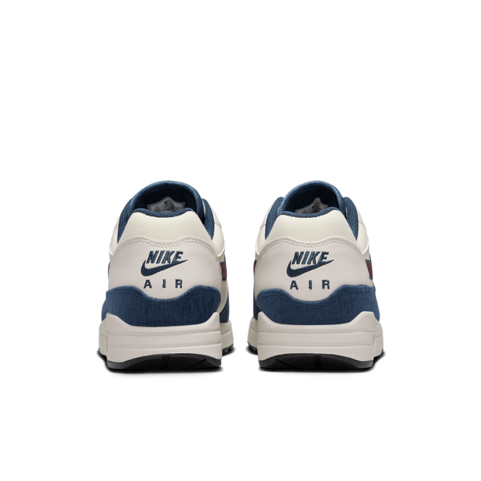 Men's Nike Air Max 1 "Notebook Doodles" - Coconut Milk/Burgundy Crush/Armory Navy