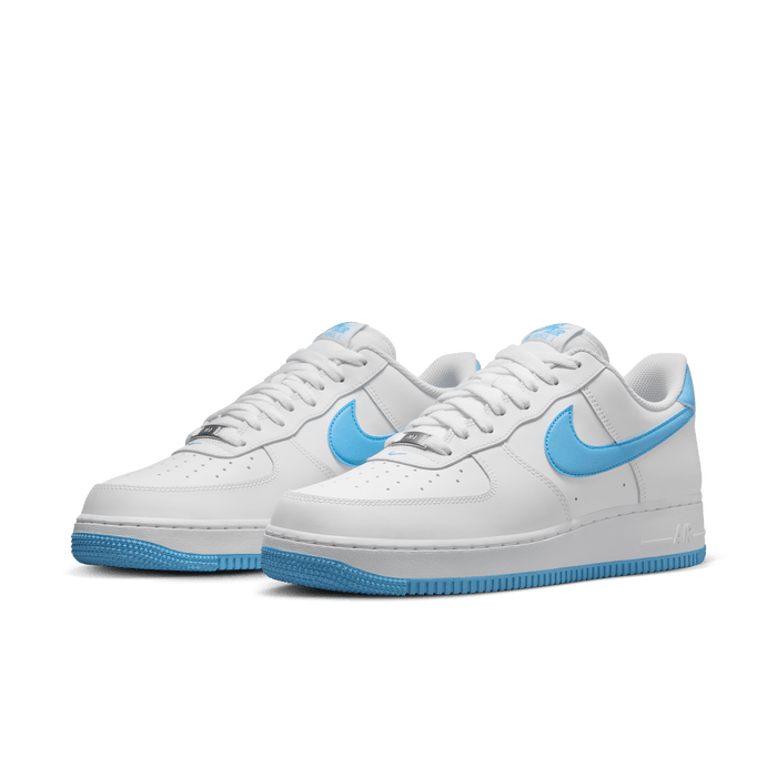 Men's Nike Air Force 1 '07 - White/Aquarius Blue/White