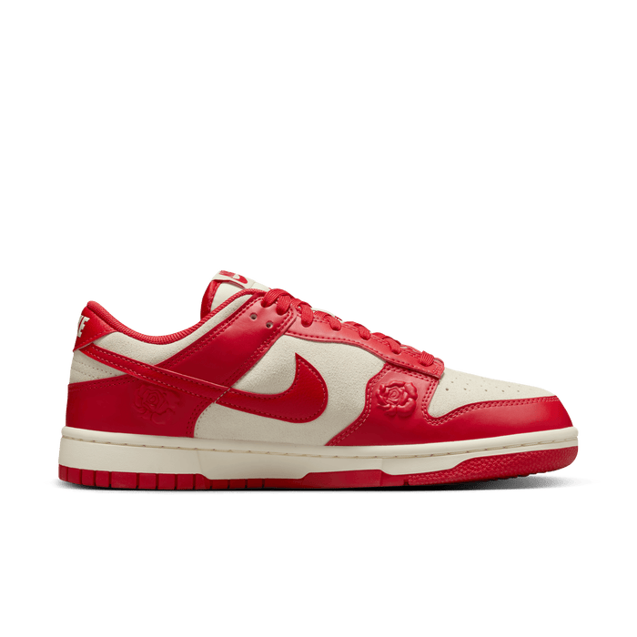 Women's Nike Dunk Low "Red Roses" - Coconut Milk/University Red/Pale Ivory