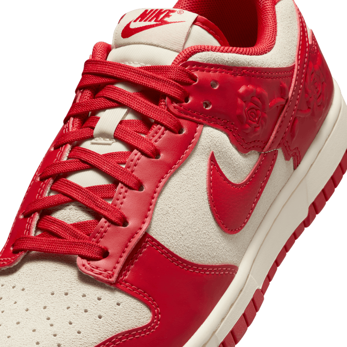 Women's Nike Dunk Low "Red Roses" - Coconut Milk/University Red/Pale Ivory