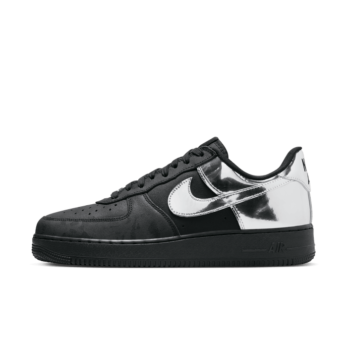 Men's Nike Air Force 1 Low Retro "All Star" - Black/Chrome/Black