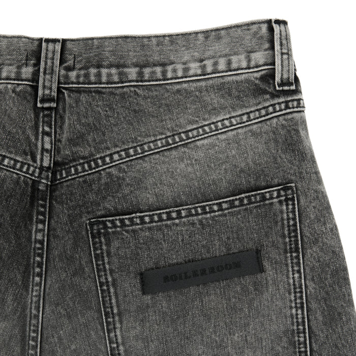 Boiler Room Printed 5 PKT Jean - Worn Black