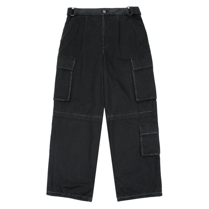 Boiler Room Worn Seam Cargo Pant - Black