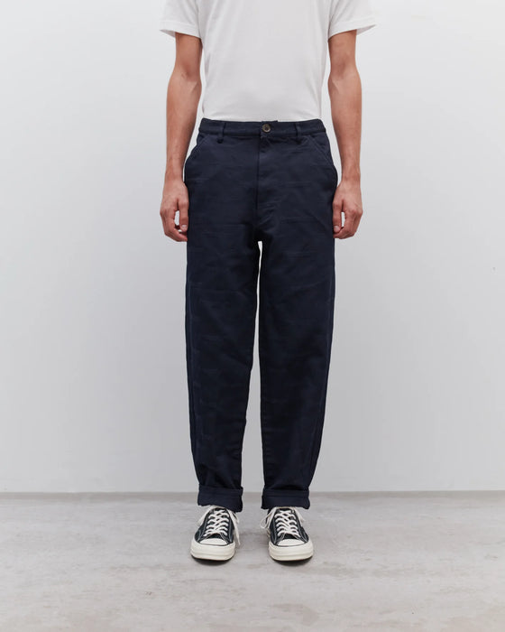 COMME des GARÇONS SHIRT "Freedom" Woven Pant - Navy