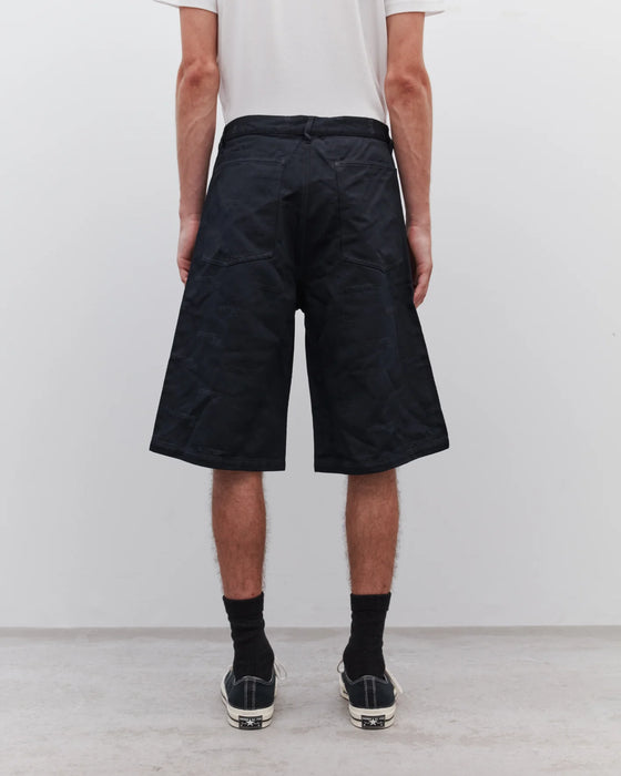 COMME des GARÇONS SHIRT "Strong Will" Woven Short - Navy